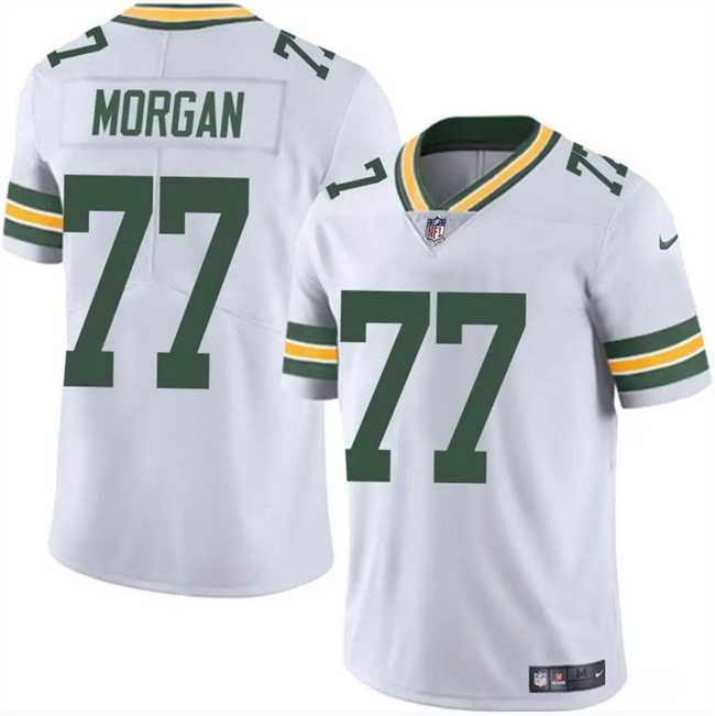 Men & Women & Youth Green Bay Packers #77 Jordan Morgan White 2024 Draft Vapor Limited Stitched Jersey,We sell and wholesale Men & Women & Youth Green Bay Packers #77 Jordan Morgan White 2024 Draft Vapor Limited Stitched Jersey on line form chian!